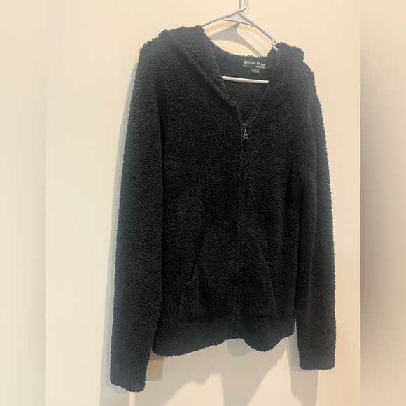 Barefoot Dreams Bamboo Chic Black Zip Up Jacket Size XL - Picture 4 of 10